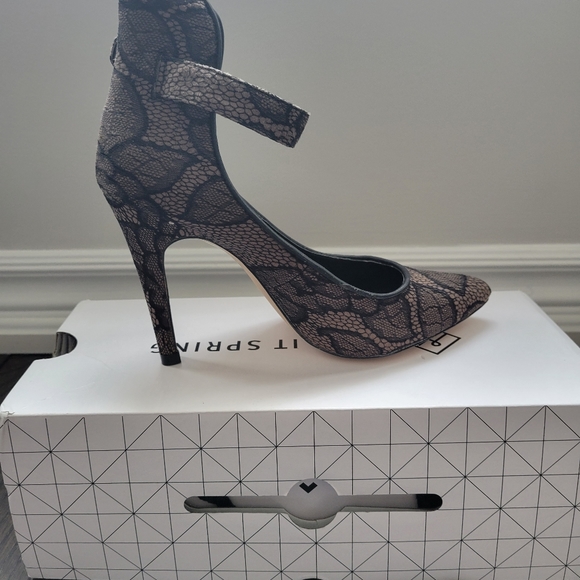 Women's printed heels - Picture 3 of 5